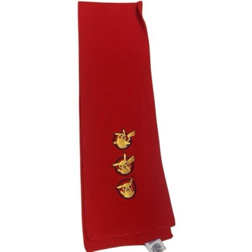 Vintage Pokémon scarves pikachu red and yellow - Picture 3 of 5